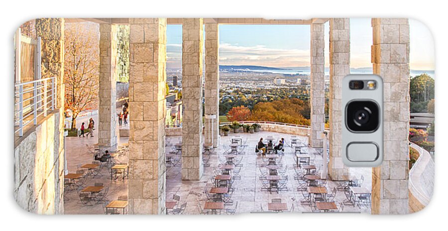 Getty Galaxy Case featuring the photograph Sunset At The Getty by Jim Moss