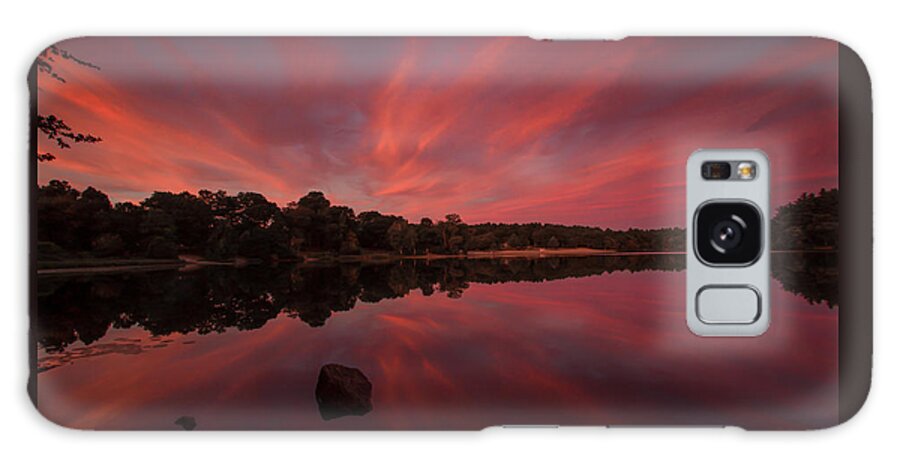 Sunset Galaxy Case featuring the photograph Sunset at the Pond by Brian MacLean