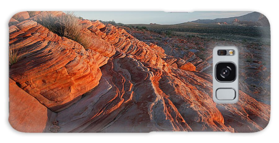 Sunset Galaxy Case featuring the photograph Sunset At The Valley Of Fire by Steve Wolfe