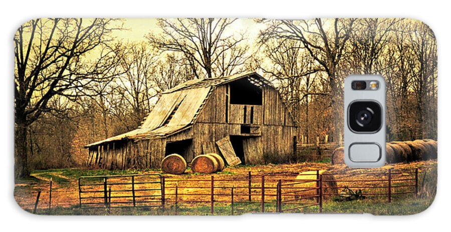 Barn Galaxy Case featuring the photograph Sunset Barn by Marty Koch