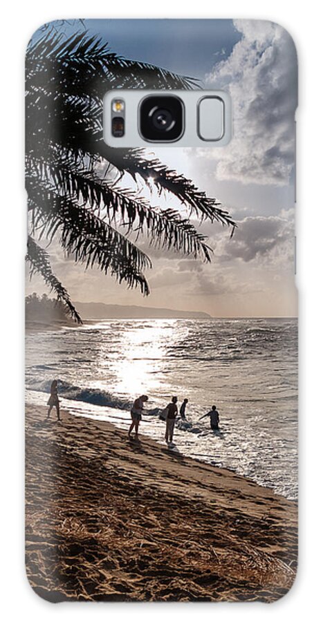 Hawaii Galaxy Case featuring the photograph Sunset Beach Park by Lars Lentz
