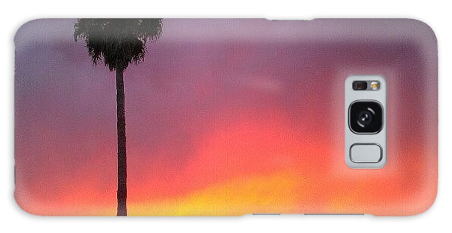 Sunset Galaxy Case featuring the photograph Sunset California by CML Brown