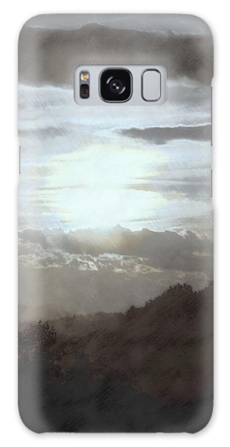 Blue Ridge Mountains Galaxy Case featuring the photograph Sunset Impressions over the Blue Ridge Mountains by Photographic Arts And Design Studio