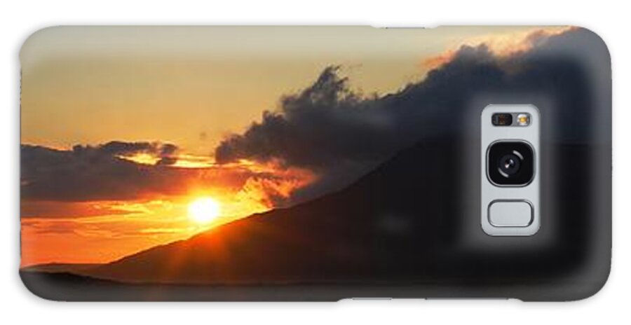 Sunset Galaxy Case featuring the photograph Sunset in Galway by Norma Brock
