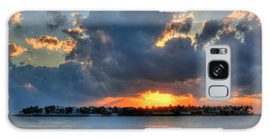 Florida Keys Galaxy Case featuring the photograph Sunset Key by Mel Steinhauer