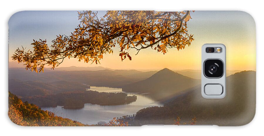 Appalachia Galaxy Case featuring the photograph Sunset Light by Debra and Dave Vanderlaan