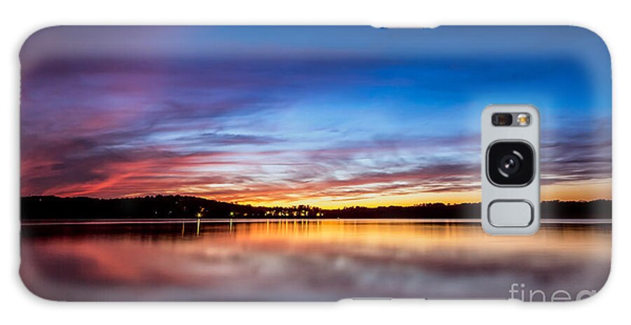 Lake-lanier Galaxy Case featuring the photograph Sunset on Lake Sidney Lanier by Bernd Laeschke