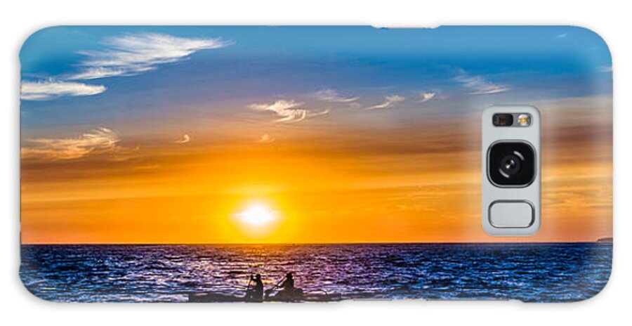 Kayakers Galaxy Case featuring the photograph Sunset on Monterey Bay by Tommy Farnsworth
