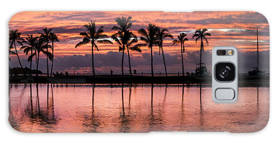 Anaeho'omalu Bay Galaxy Case featuring the photograph Sunset on the Beach by James L Davidson