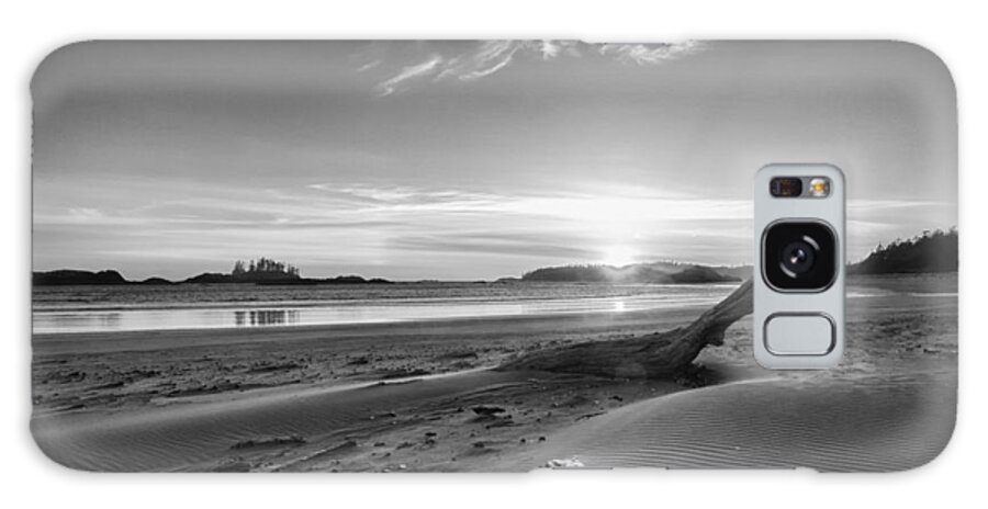 British Columbia Galaxy Case featuring the photograph Sunset Over Schooner Beach by Allan Van Gasbeck