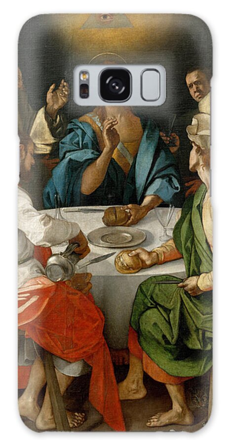 1525 Galaxy Case featuring the painting Supper at Emmaus by Jacopo Pontormo