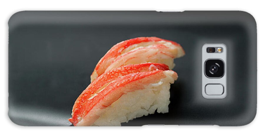 Two Objects Galaxy Case featuring the photograph Sushi Kani by Ryouchin