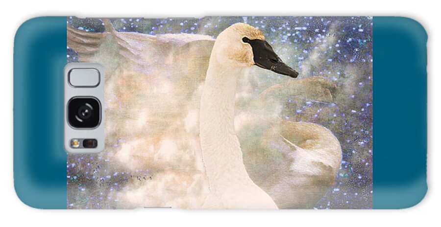 Bird Galaxy S8 Case featuring the photograph Swan Journey by Kathy Bassett