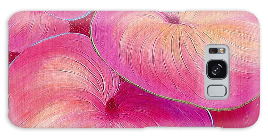 Hosta Galaxy S8 Case featuring the painting Sweet Tarts II by Sandi Whetzel
