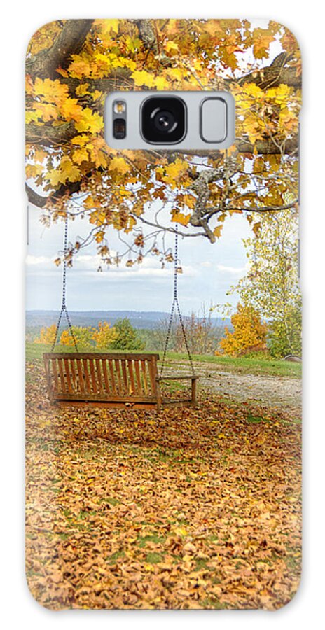 Swing Galaxy Case featuring the photograph Swing with a View by Donna Doherty
