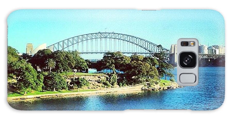  Galaxy Case featuring the photograph Sydney Harbour Bridge In The Morning by Robert Puttman