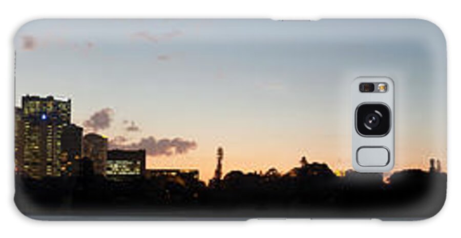 Tranquility Galaxy Case featuring the photograph Sydney Harbour Panorama At Dusk by Ben Ivory