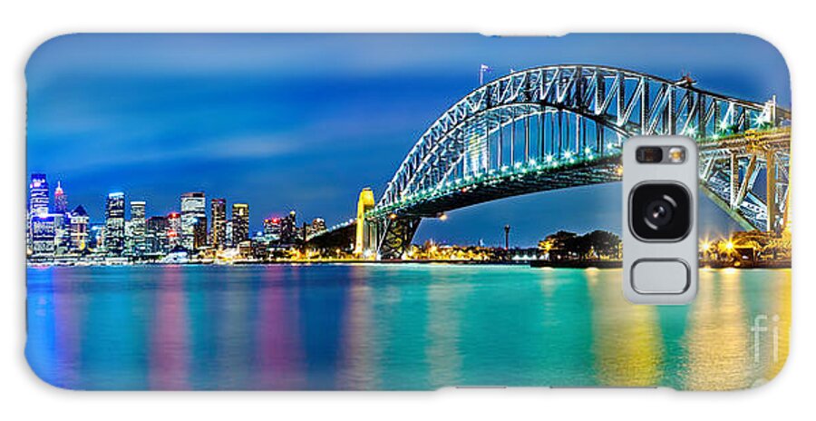 Sydney Skyline Galaxy Case featuring the photograph Sydney Icons by Az Jackson