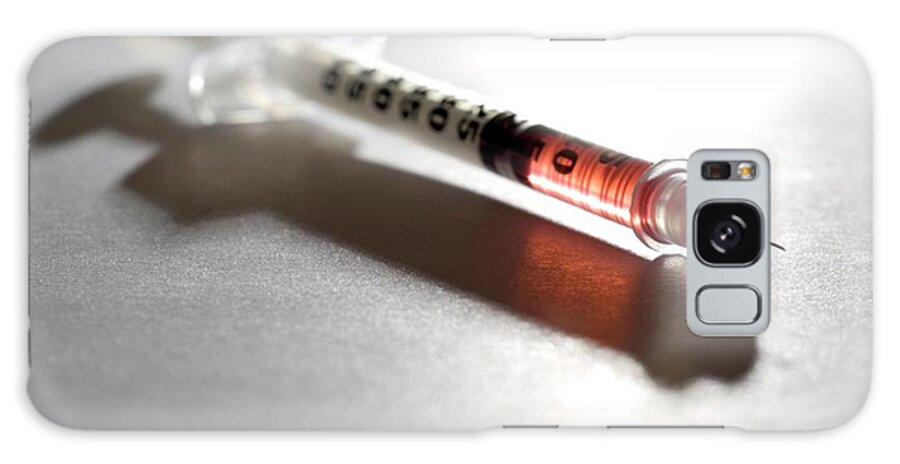 Syringe Galaxy Case featuring the photograph Syringe by Daniel Sambraus/science Photo Library
