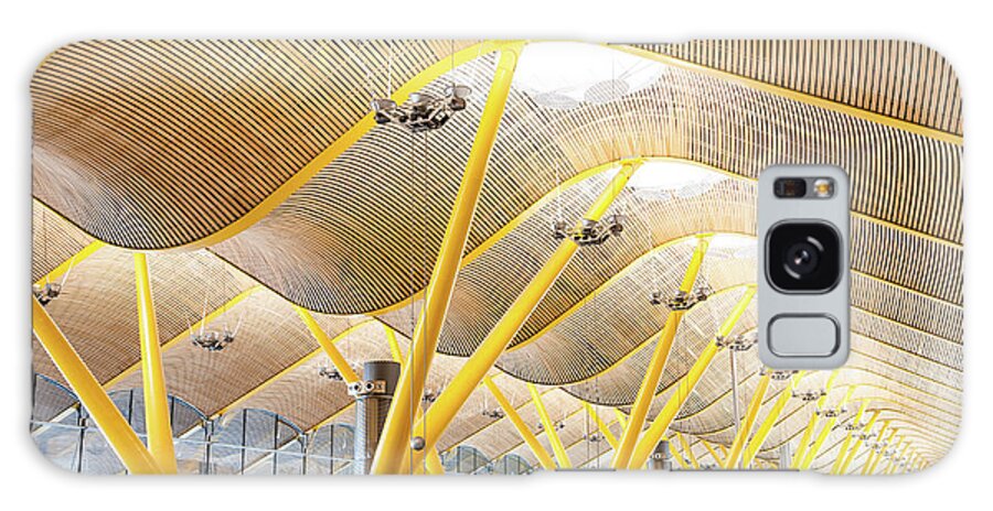 Ceiling Galaxy Case featuring the photograph T4 Madrid Barajas Airport by Ferrantraite