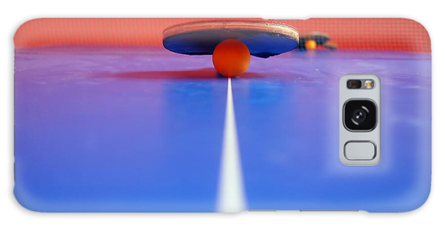 Action Galaxy Case featuring the photograph Table Tennis by Michal Bednarek