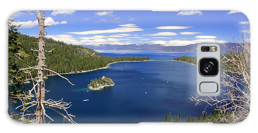 Tahoe's Emerald Bay Galaxy Case featuring the photograph Tahoe's Emerald Bay by Patrick Witz