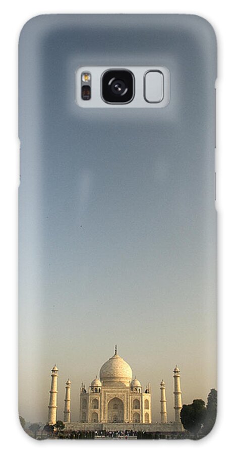 Architecture Galaxy Case featuring the photograph Taj And Morning Sky by Rajiv Chopra