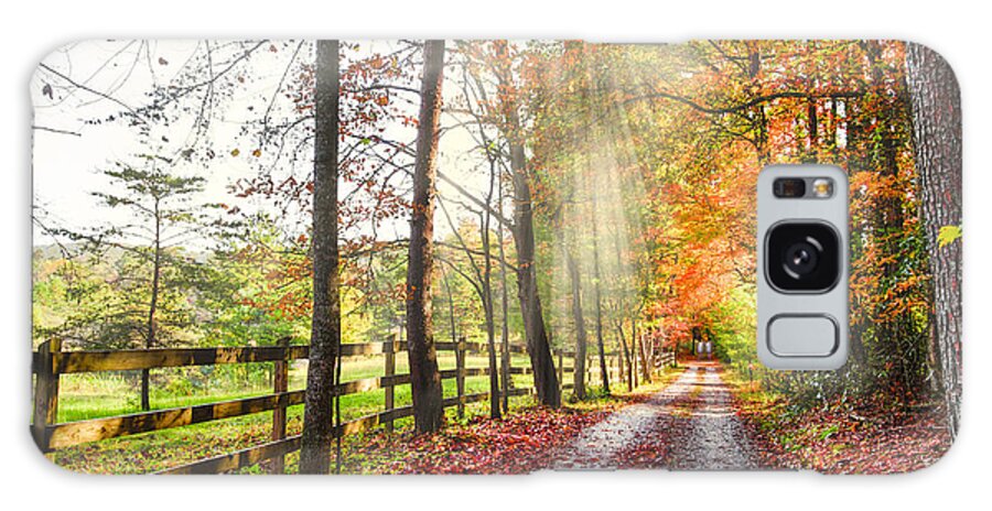 Appalachia Galaxy Case featuring the photograph Take the Back Roads by Debra and Dave Vanderlaan
