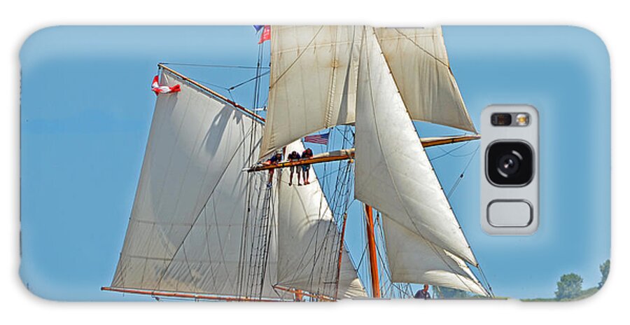 Ship Galaxy Case featuring the photograph Tall Ship Pathfinder by Rodney Campbell