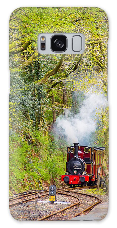 Abergynolwyn Galaxy Case featuring the photograph Talyllyn Railway Loco No 2 by Mark Llewellyn