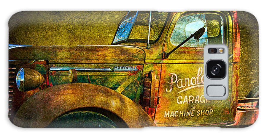 Santa Galaxy Case featuring the photograph Taos Chevy II by Charles Muhle