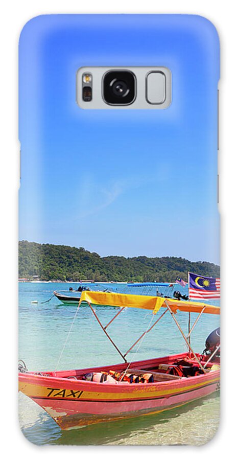 Tranquility Galaxy Case featuring the photograph Taxi Boat, Perhentian Islands by Laurie Noble