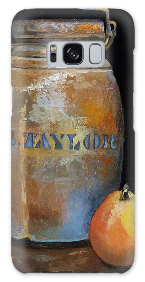 Still Life Galaxy S8 Case featuring the painting Taylor Jug With Pear by Catherine Twomey
