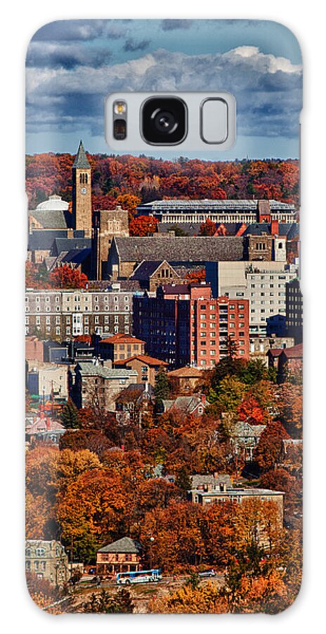 Cornell Galaxy Case featuring the photograph TCAT Serving Cornell by Monroe Payne