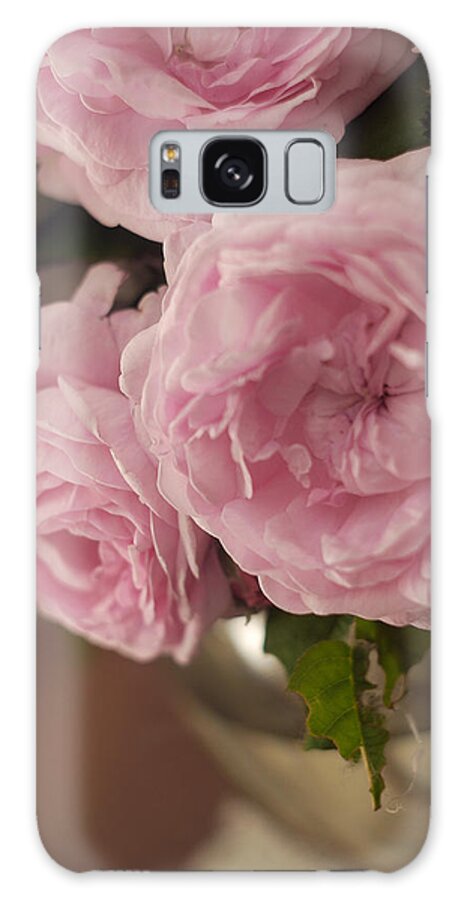 Wedding Tradition Galaxy Case featuring the photograph Tea-roses by Anna Aybetova