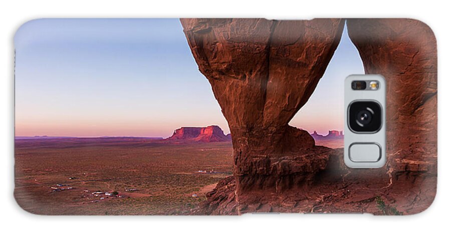 Teardrop Arch Galaxy Case featuring the photograph Teardrop Arch by Tassanee Angiolillo