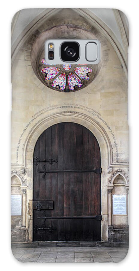 Temple Galaxy Case featuring the photograph Temple Church Doorway by Ross Henton