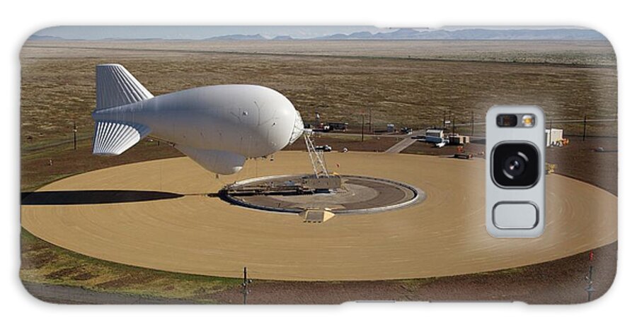 Tethered Aerostat Radar System Galaxy Case featuring the photograph Tethered Aerostat Radar System by Donna Burton/us Customs And Border Protection/science Photo Library