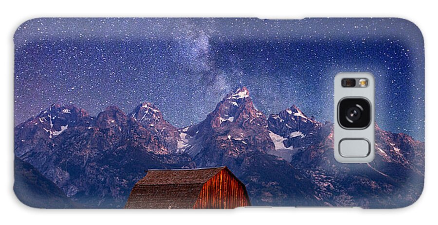 Grand Teton Galaxy Case featuring the photograph Teton Nights by Darren White