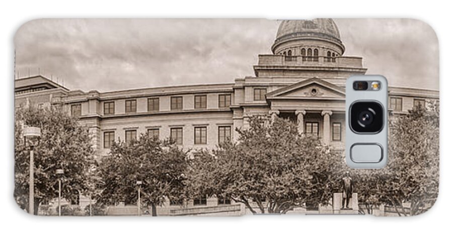 Texas A & M Galaxy S8 Case featuring the photograph Texas A and M Academic Plaza - College Station Texas by Silvio Ligutti