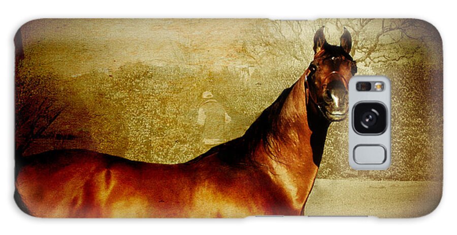 Horse Galaxy S8 Case featuring the digital art The Bay by Janice OConnor