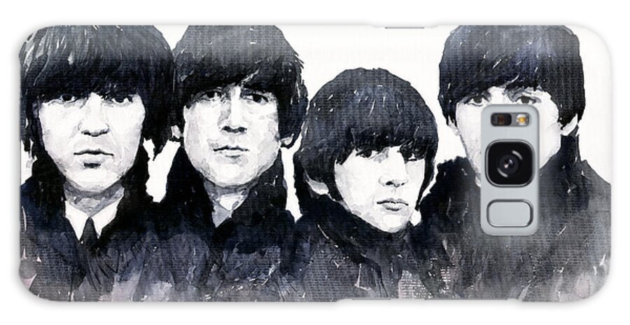 Watercolour Galaxy Case featuring the painting The Beatles by Yuriy Shevchuk