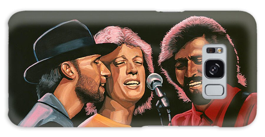 The Bee Gees Galaxy Case featuring the painting The Bee Gees by Paul Meijering