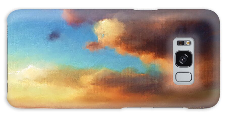 Sunset Galaxy Case featuring the painting The Best of the West by Artificium -