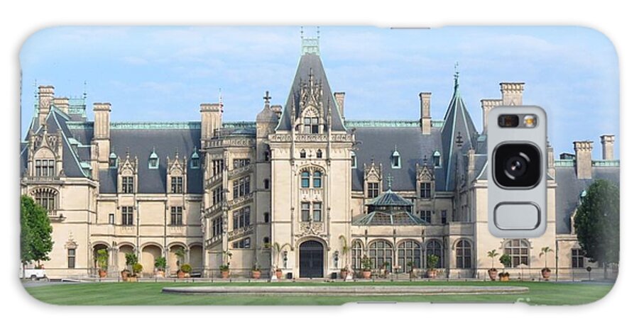 Architecture. Biltmore Estate Galaxy Case featuring the photograph The Biltmore House by Anita Adams