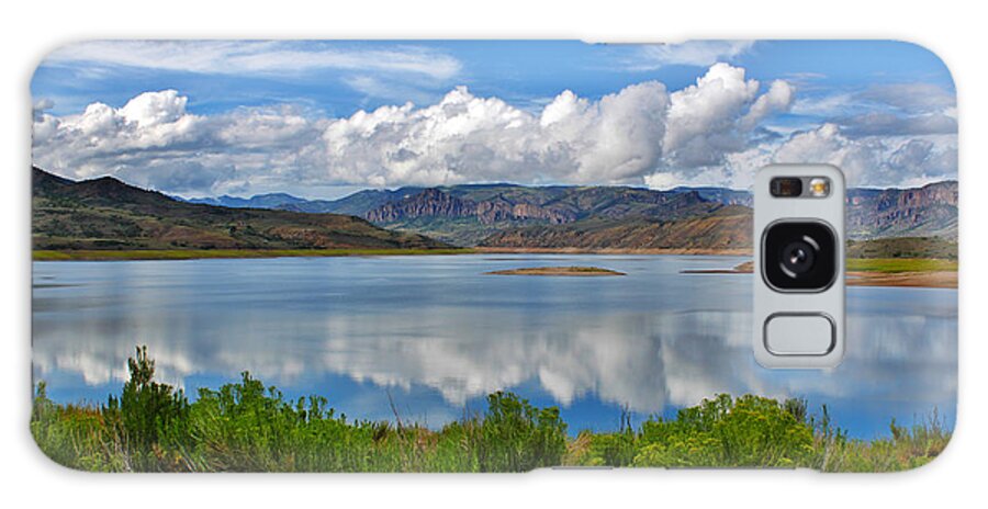 Blue Galaxy Case featuring the photograph The Blue Mesa Western Slope Colorado by Janice Pariza