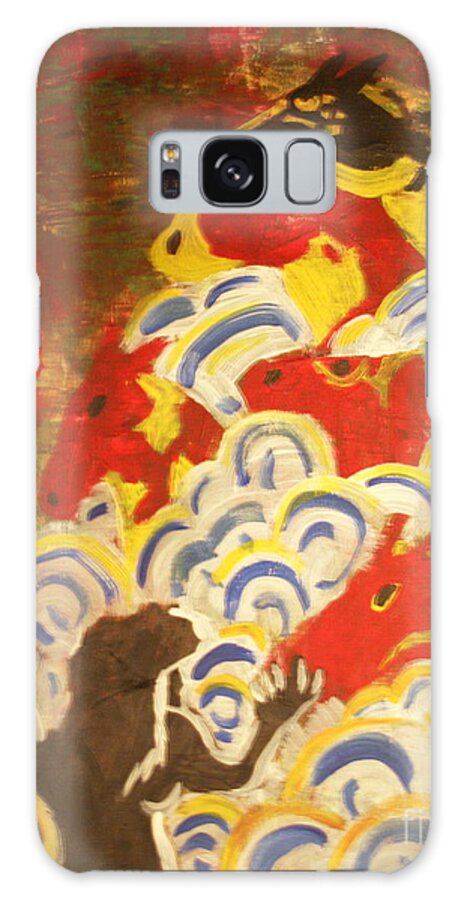 Horses Galaxy Case featuring the painting The Breakaway by Wendy Coulson