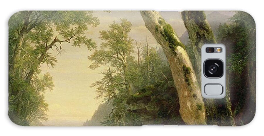 The Catskills Galaxy Case featuring the painting The Catskills by Asher Brown Durand