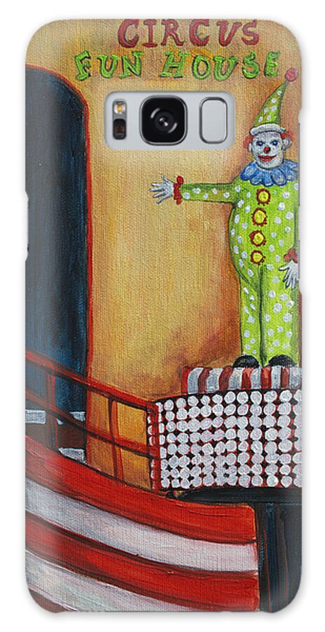 Asbury Art Galaxy Case featuring the painting The Circus Fun House by Patricia Arroyo