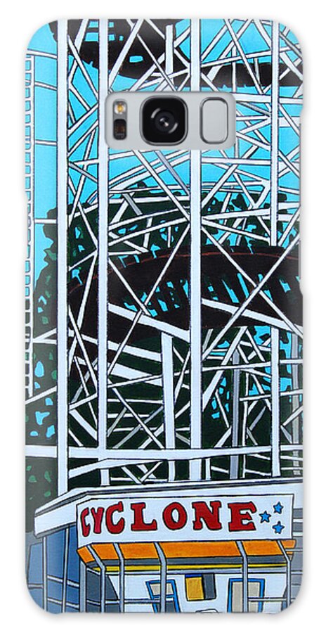 The Cyclone Galaxy Case featuring the painting The Cyclone by Mike Stanko